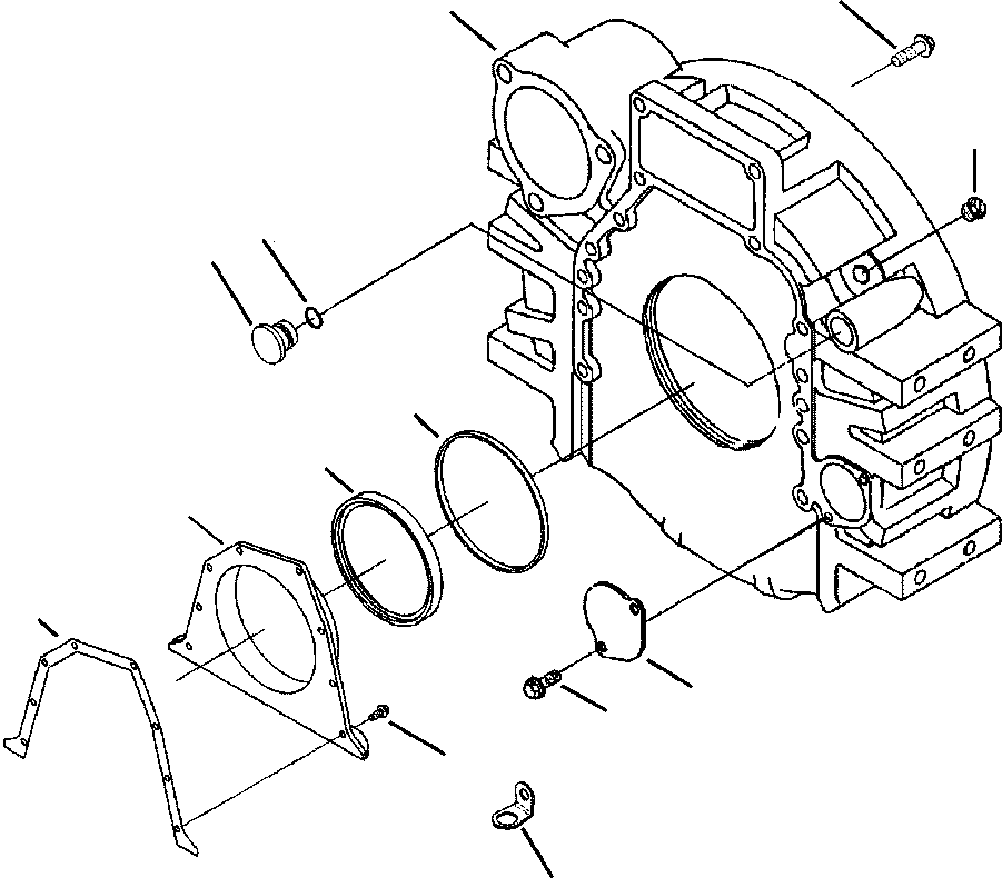 Graders Komatsu / GD650A-2CY S/N 211061-211069(GD650AK) / FIG. A8103-A3A1 FRONT ENGINE SUPPORT(A-094 : A8106-A3A9)