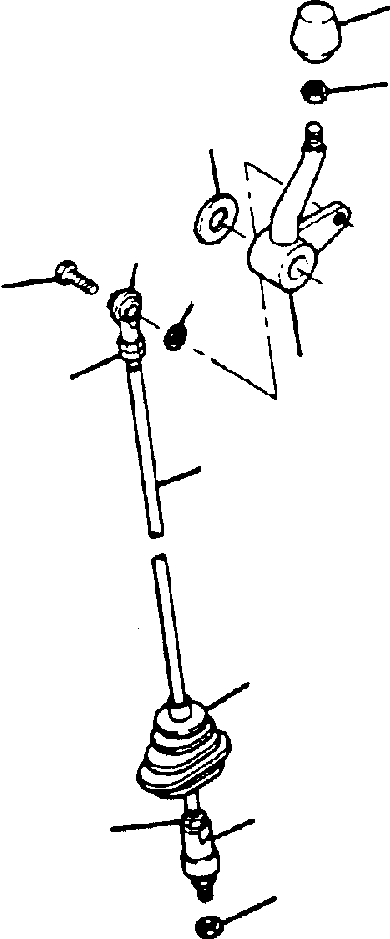 Graders Komatsu / GD650A-2CY S/N 211061-211069(GD650AK) / FIG. H5160-01A0 OPTIONAL CONTROL LEVERS - SCARFIER/RIPPER(H-084 : H5160-01A0)