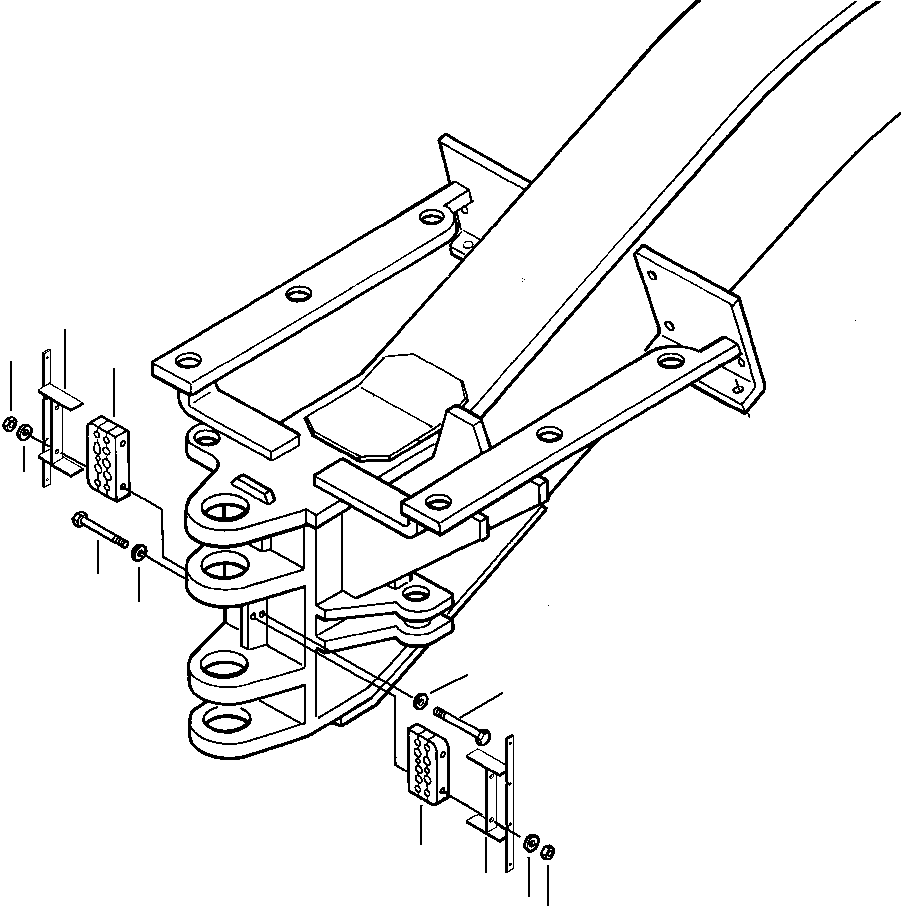 Graders Komatsu / GD650A-2CY S/N 211061-211069(GD650AK) / FIG. H5270-01A0 ARTICULATION JOINT HYDRAULIC CLAMPING(H-172 : H5270-01A0)