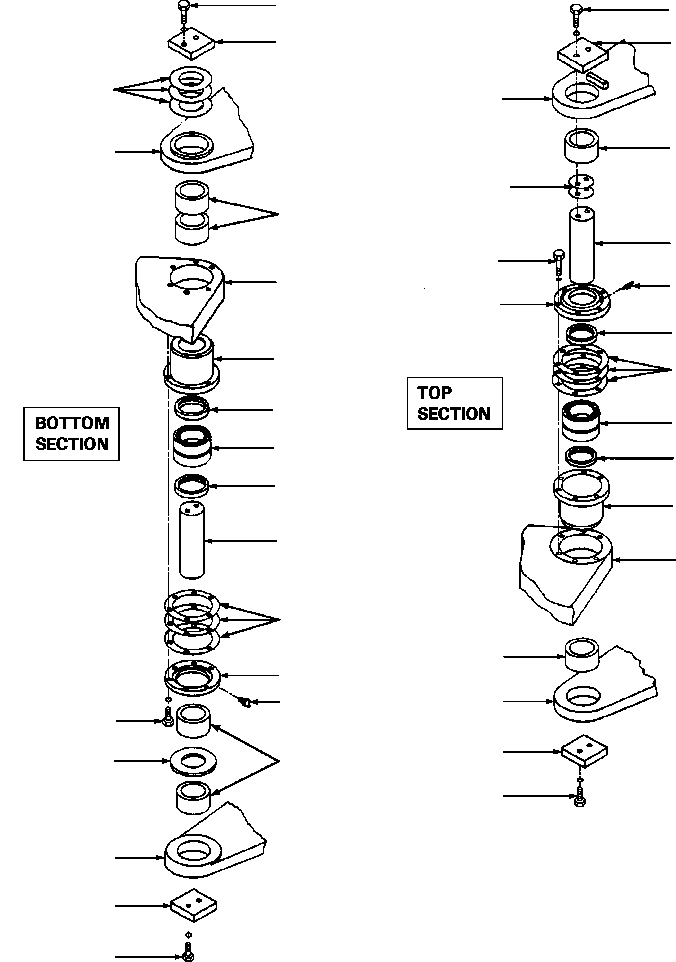 Graders Komatsu / GD650A-2CY S/N 211061-211069(GD650AK) / FIG. J5120-01A0 ARTICULATION JOINT(J-006 : J5120-01A0)