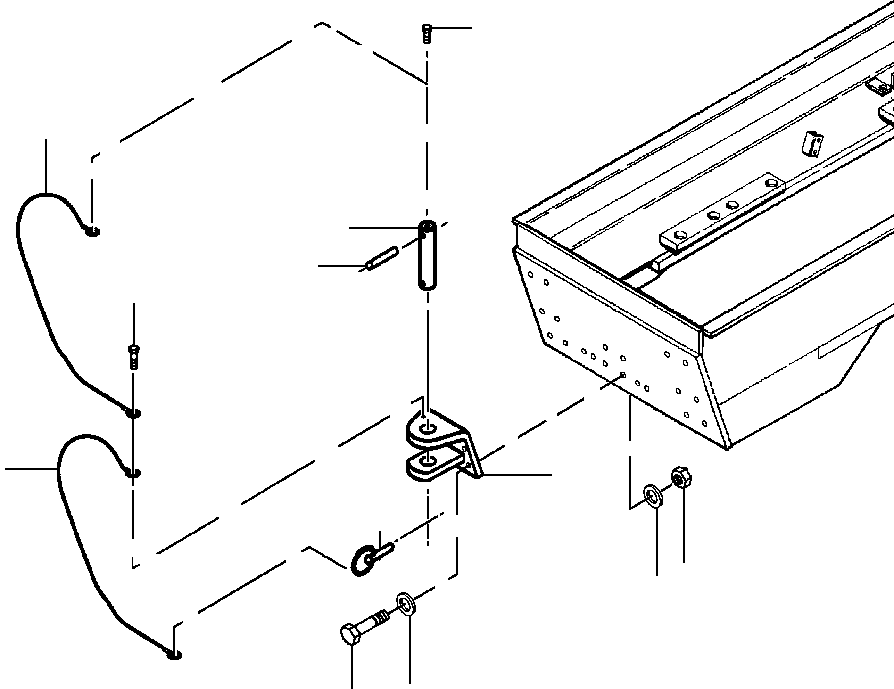 Graders Komatsu / GD650A-2CY S/N 211061-211069(GD650AK) / FIG. J5160-01A0 REAR HITCH(J-008 : J5160-01A0)