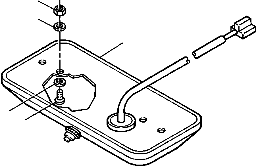 Graders Komatsu / GD650A-2CY S/N 211061-211069(GD650AK) / FIG. K5220-01A0 CAB DOME LIGHT(K-048 : K5220-01A0)