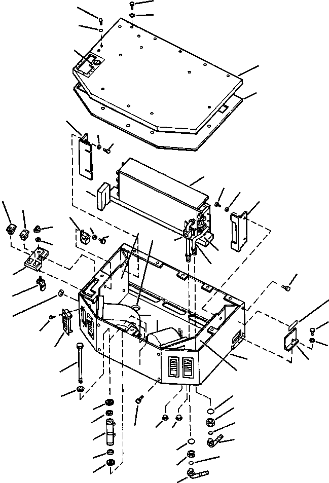 Graders Komatsu / GD650A-2CY S/N 211061-211069(GD650AK) / FIG. K5280-01A6 HEATER BOX ASSEMBLY - 70,000 BTU(K-068 : K5280-01A6)