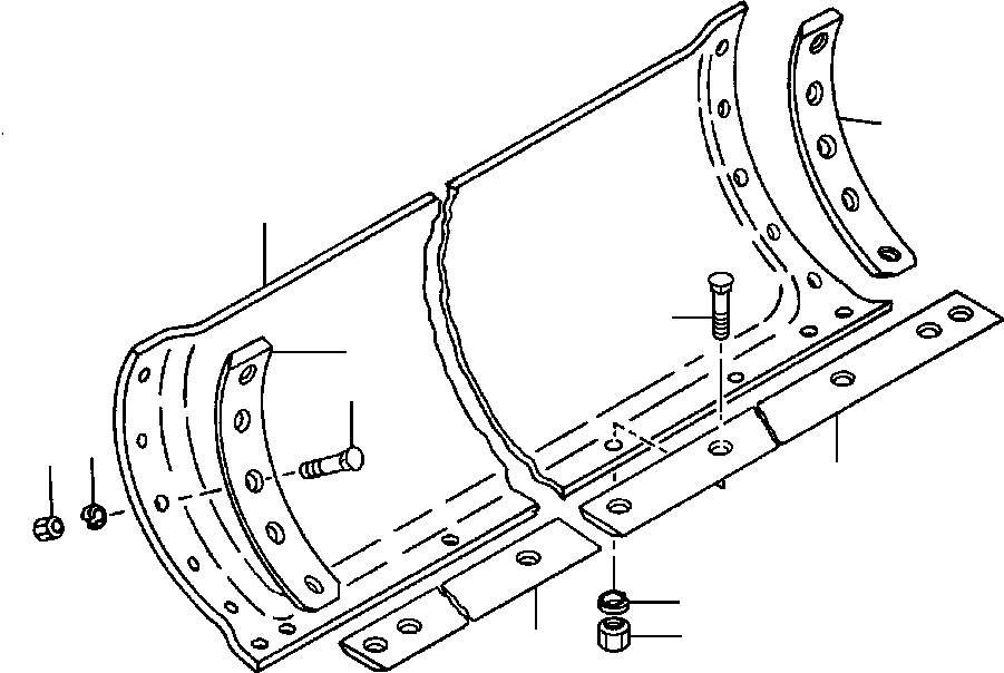 Graders Komatsu / GD650A-2CY S/N 211061-211069(GD650AK) / FIG. T5500-01A2 3/4 INCH MOLDBOARD(T-022 : T5500-01A2)