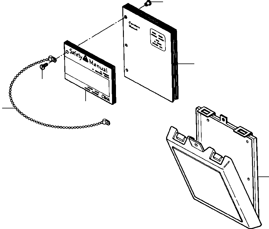 Graders Komatsu / GD650A-2CY S/N 211061-211069(GD650AK) / FIG. V5110-01A0 MANUAL CASE(V-004 : V5110-01A0)