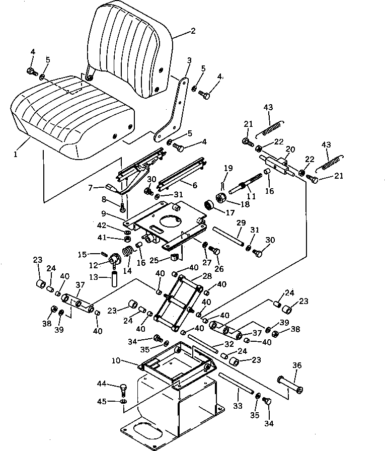 Graders Komatsu / GD705A-3 S/N 10002-UP(GD705A-C) / OPERATOR