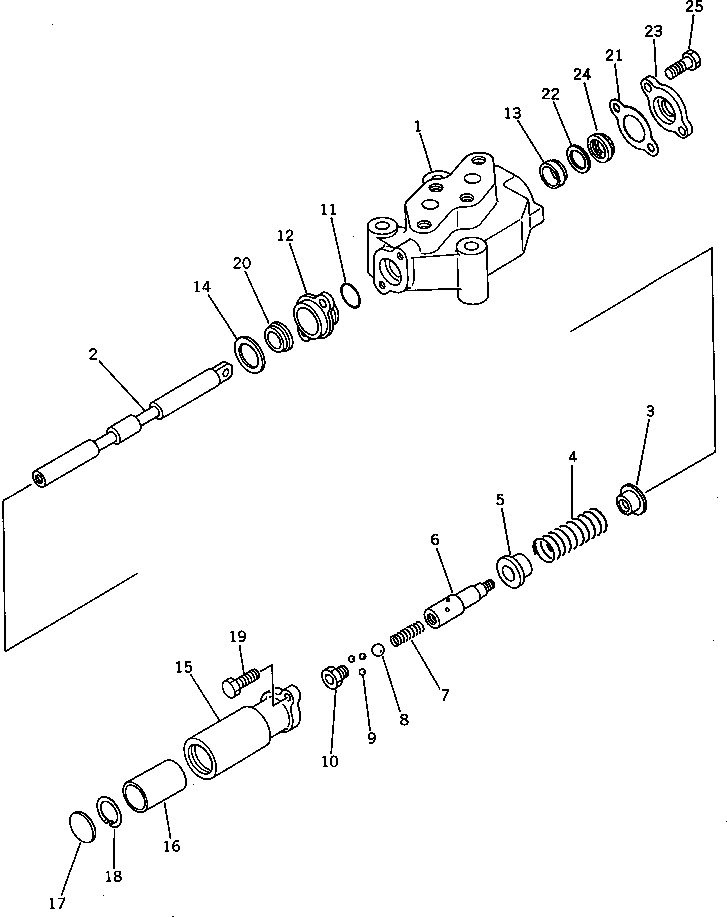 Graders Komatsu / GD705A-3 S/N 10002-UP(GD705A-C) / DIRECTIONAL CONTROL VALVE(180080 : 3624)