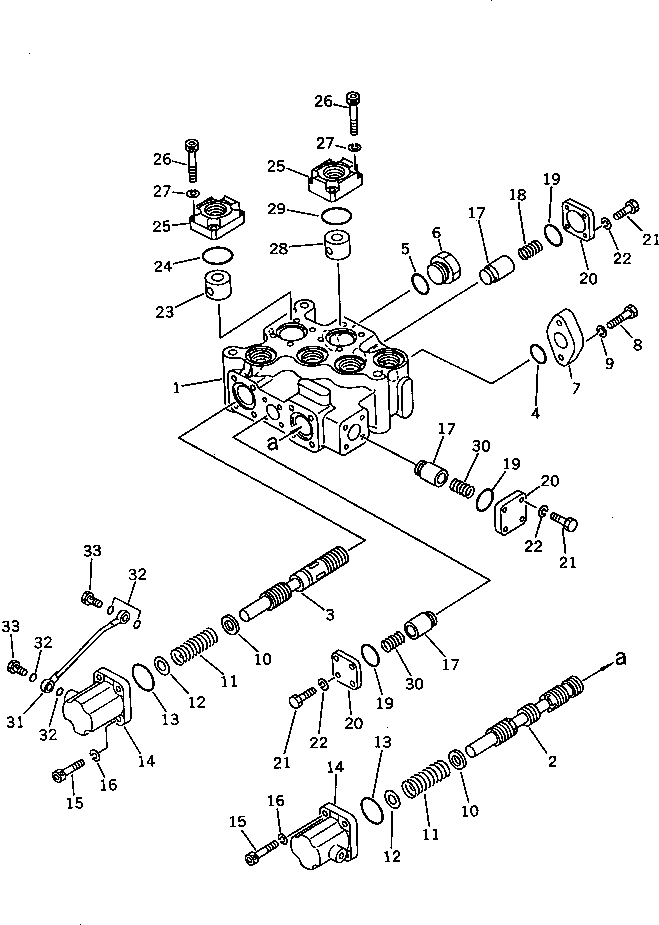 Graders Komatsu / GD705A-3 S/N 10002-UP(GD705A-C) / DUAL DEMAND VALVE(180090 : 3625)