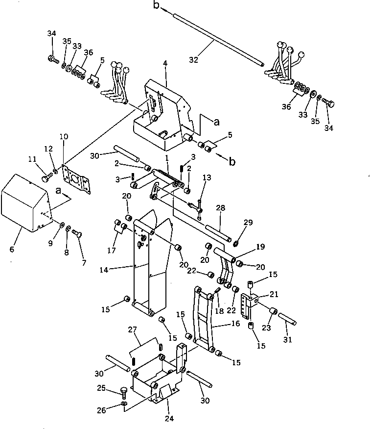 Graders Komatsu / GD705A-3 S/N 10002-UP(GD705A-C) / CONSOLE BOX(180330 : 3661)
