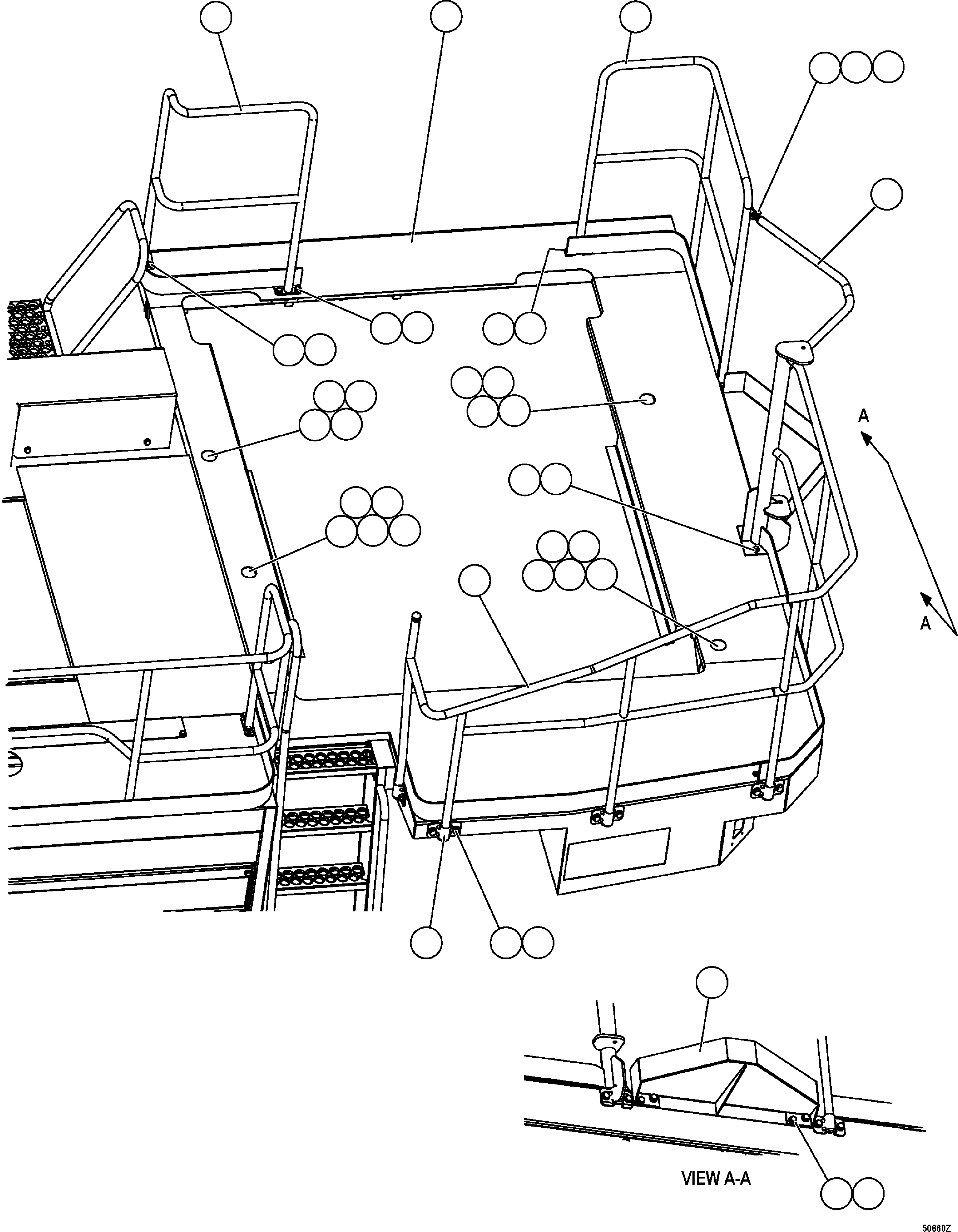 Dump Trucks Komatsu / HD1500-7 S/N 80001-80137(HD1500-C) / LH DECK INSTALLATION (1/2)(#80001-)(030040 : A0041)