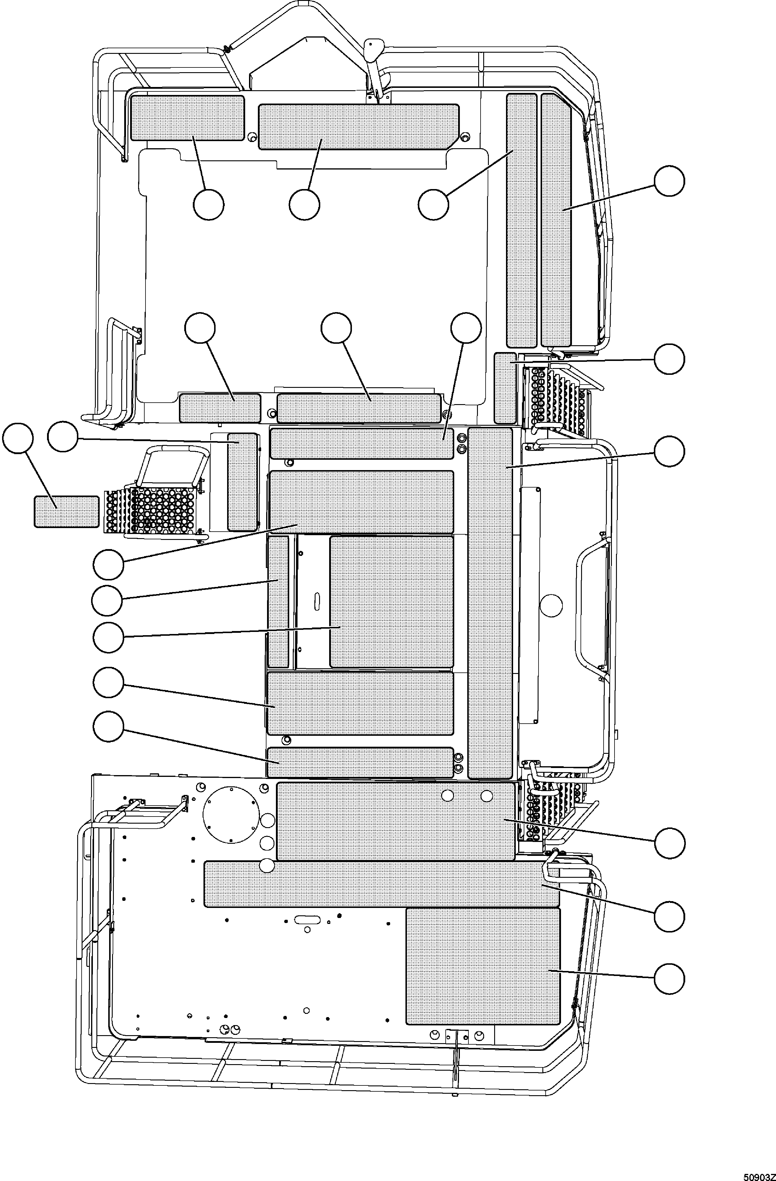 Dump Trucks Komatsu / HD1500-7 S/N 80001-80137(HD1500-C) / SAFETY WALKS(#80001-)(030060 : A0045)