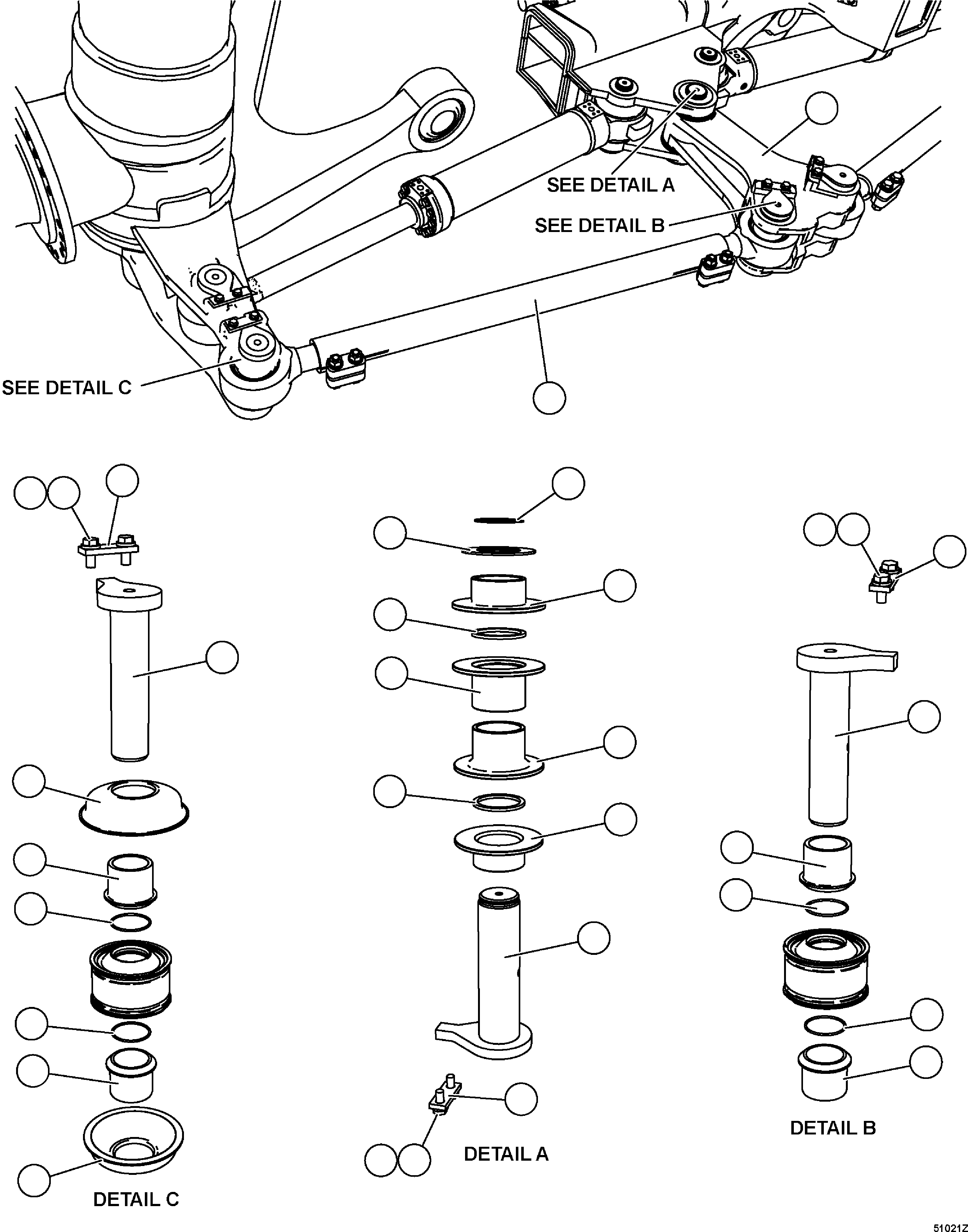 Dump Trucks Komatsu / HD1500-7 S/N 80001-80137(HD1500-C) / CENTER LEVER AND TIE ROD INSTALLATION(#80001-)(180020 : F0199)