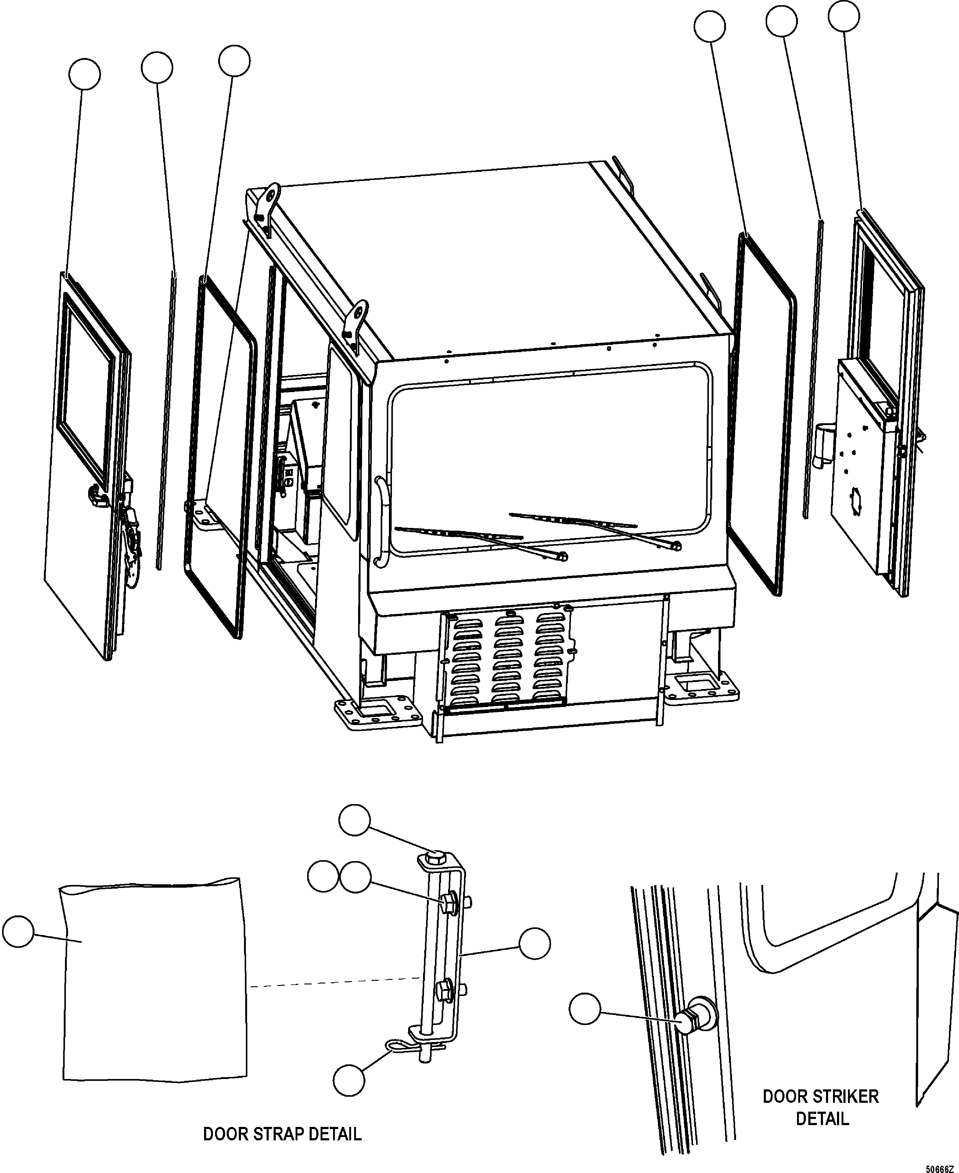 Dump Trucks Komatsu / HD1500-7 S/N 80001-80137(HD1500-C) / DOOR INSTALLATION(#80001-)(210020 : G0217)