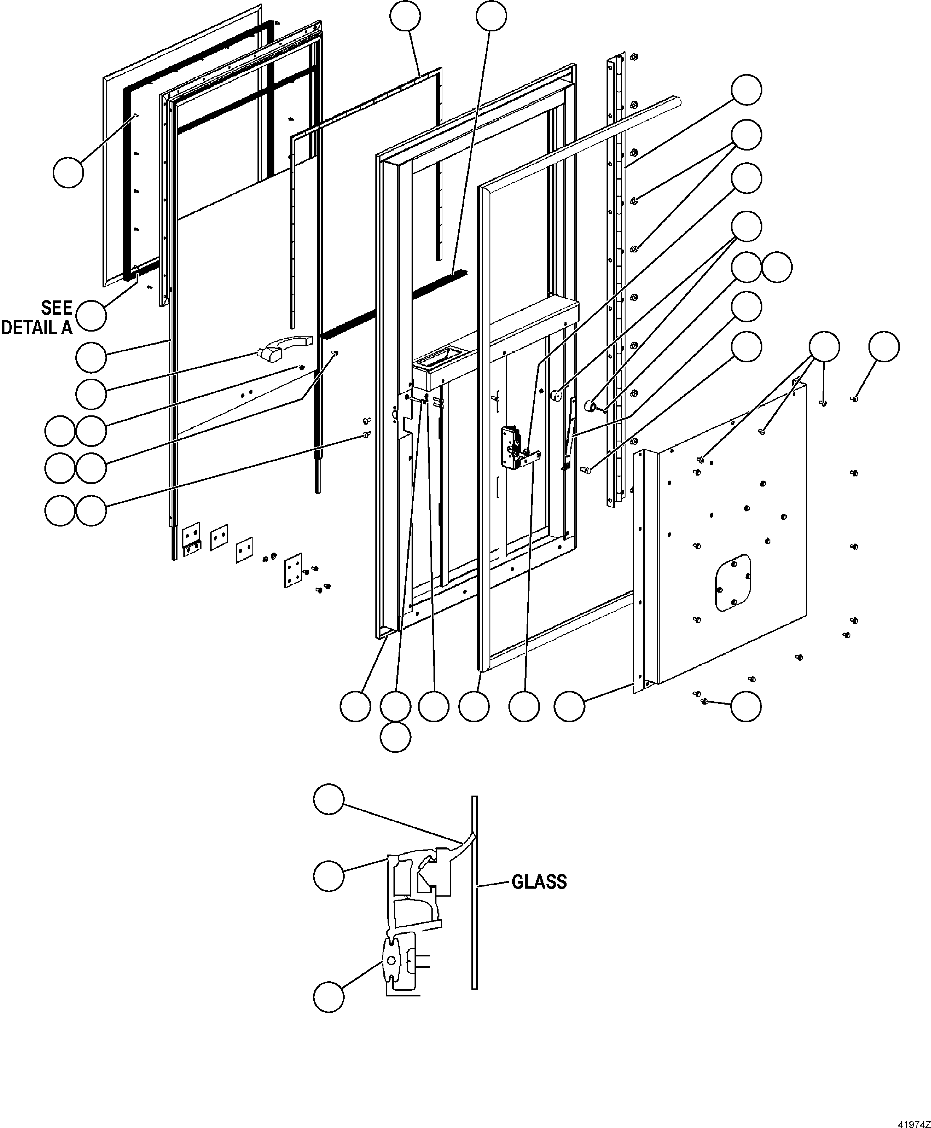 Dump Trucks Komatsu / HD1500-7 S/N 80001-80137(HD1500-C) / DOOR - RH(#80001-)(210050 : G0223)