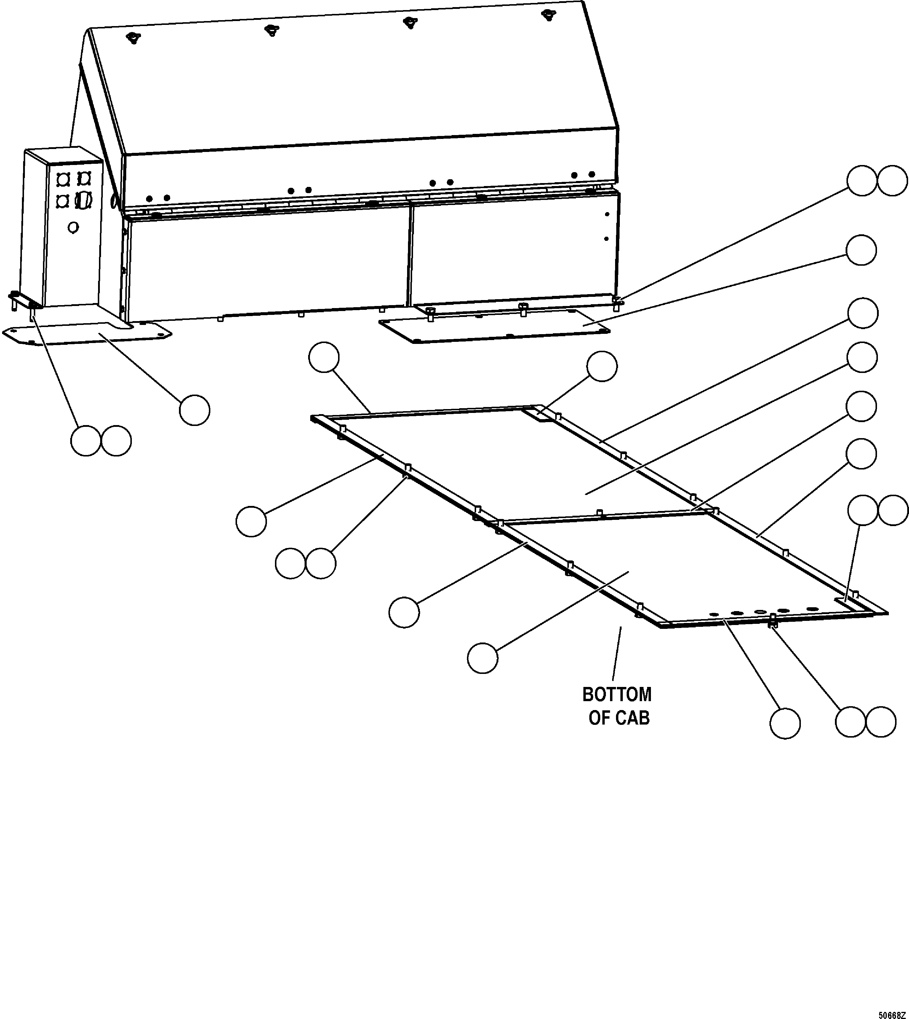 Dump Trucks Komatsu / HD1500-7 S/N 80001-80137(HD1500-C) / CAB COVERS(#80001-)(210090 : G0231)