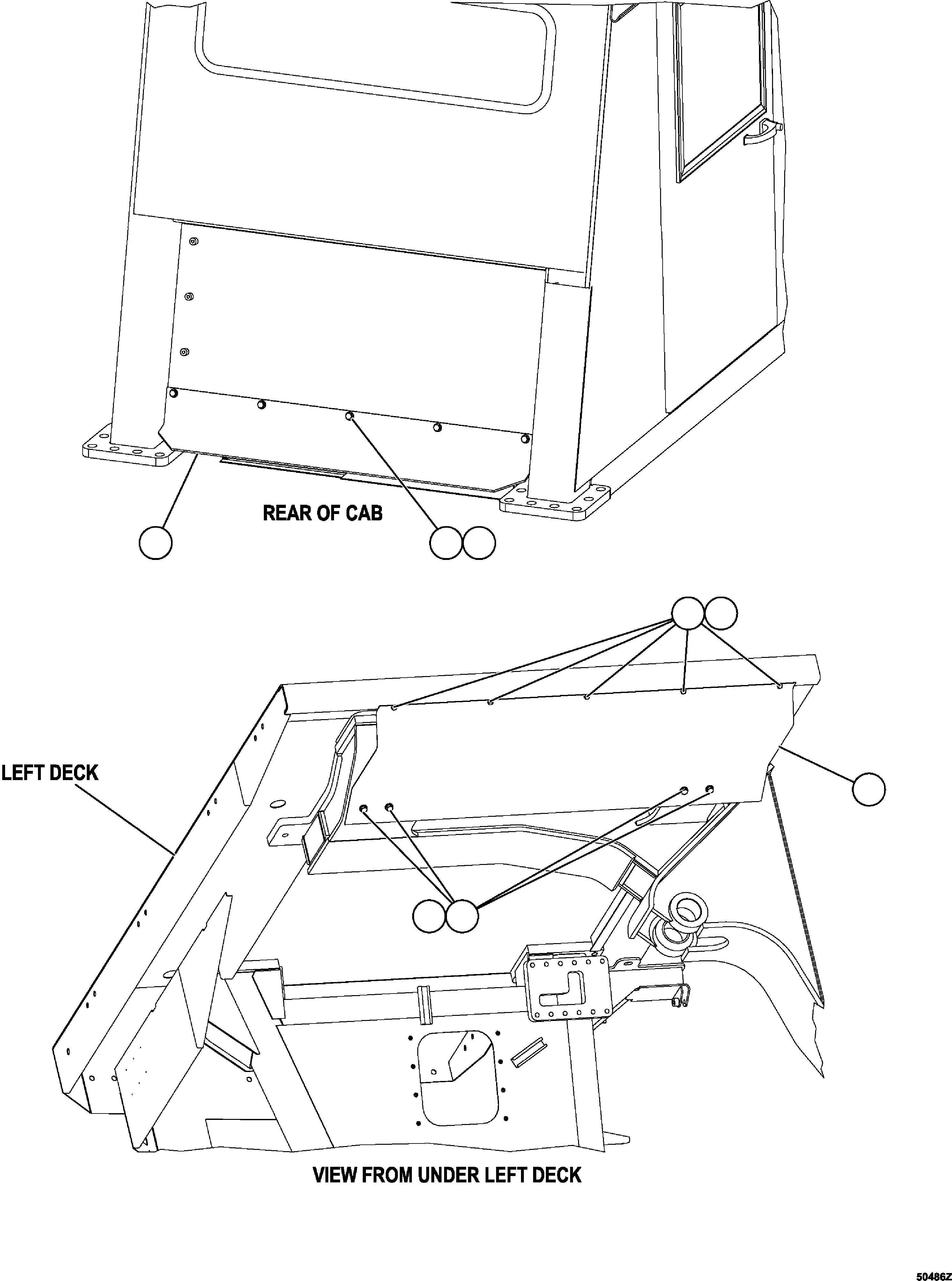 Dump Trucks Komatsu / HD1500-7 S/N 80001-80137(HD1500-C) / CAB - MISCELLANEOUS COVERS(#80001-)(210120 : G0237)