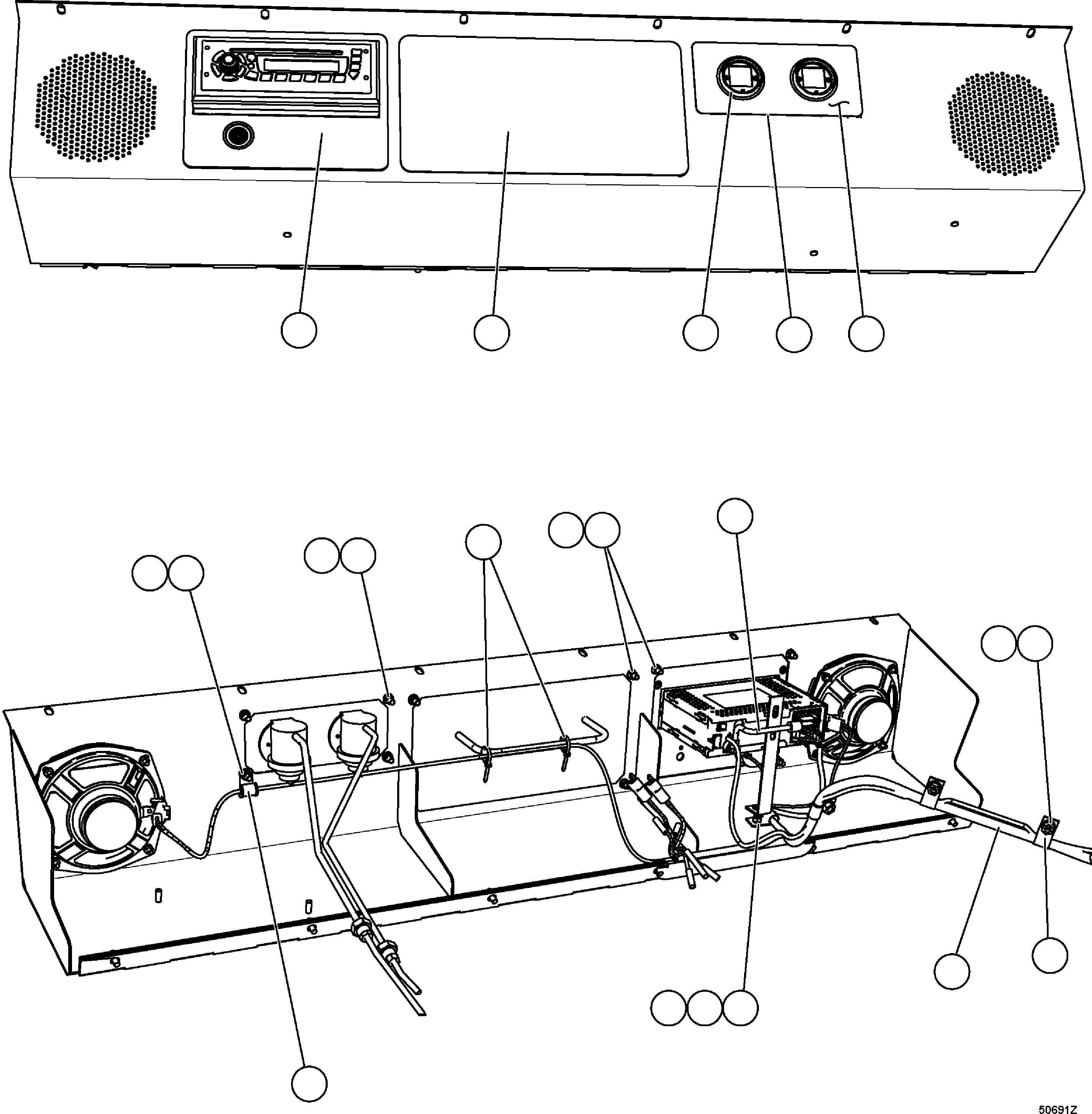 Dump Trucks Komatsu / HD1500-7 S/N 80001-80137(HD1500-C) / OVERHEAD DASH MODULE (1/2)(#80001-)(210130 : G0239)