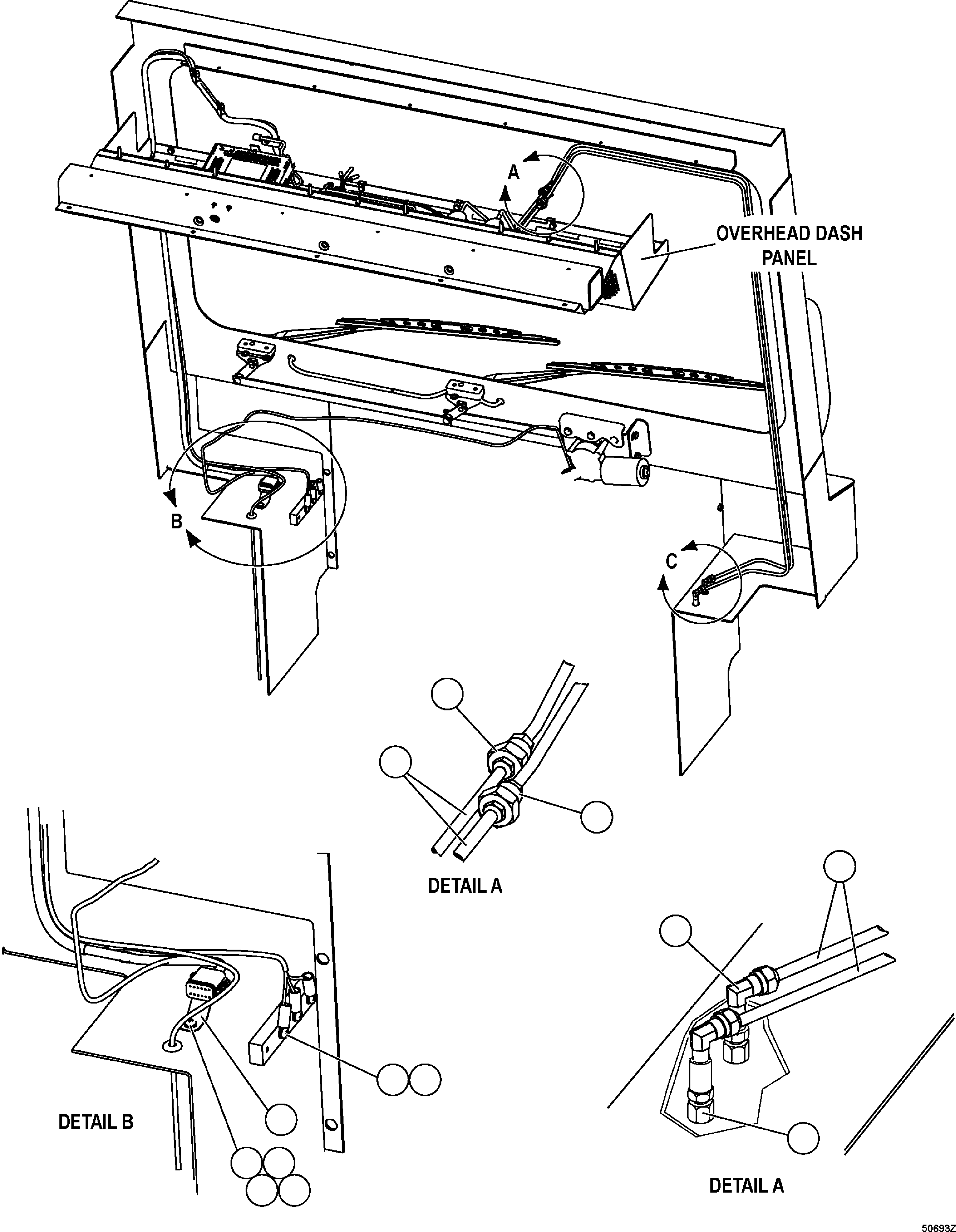 Dump Trucks Komatsu / HD1500-7 S/N 80001-80137(HD1500-C) / OVERHEAD DASH MODULE (2/2)(#80001-)(210140 : G0241)