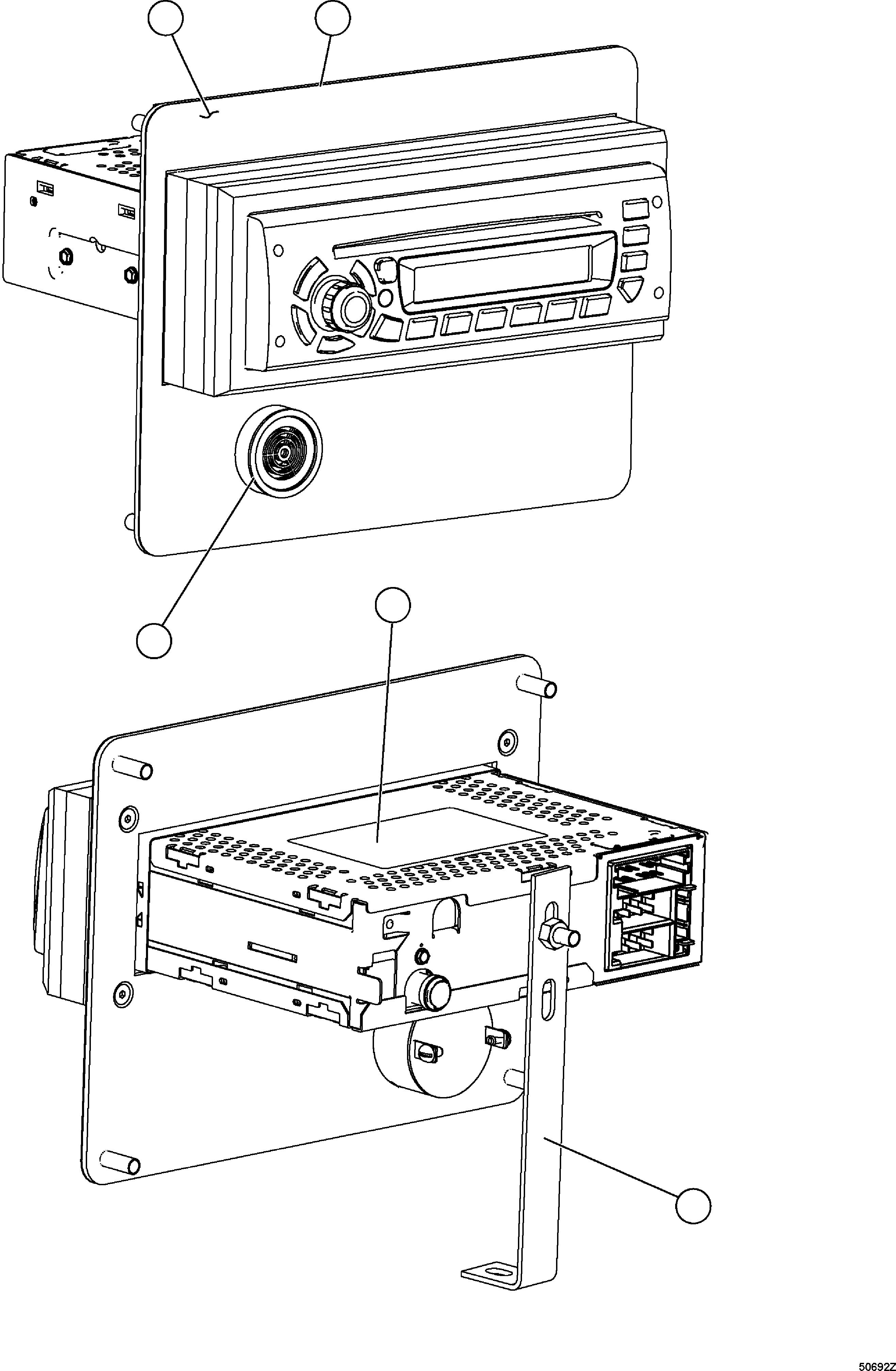Dump Trucks Komatsu / HD1500-7 S/N 80001-80137(HD1500-C) / RADIO MODULE(#80001-)(210170 : G0247)