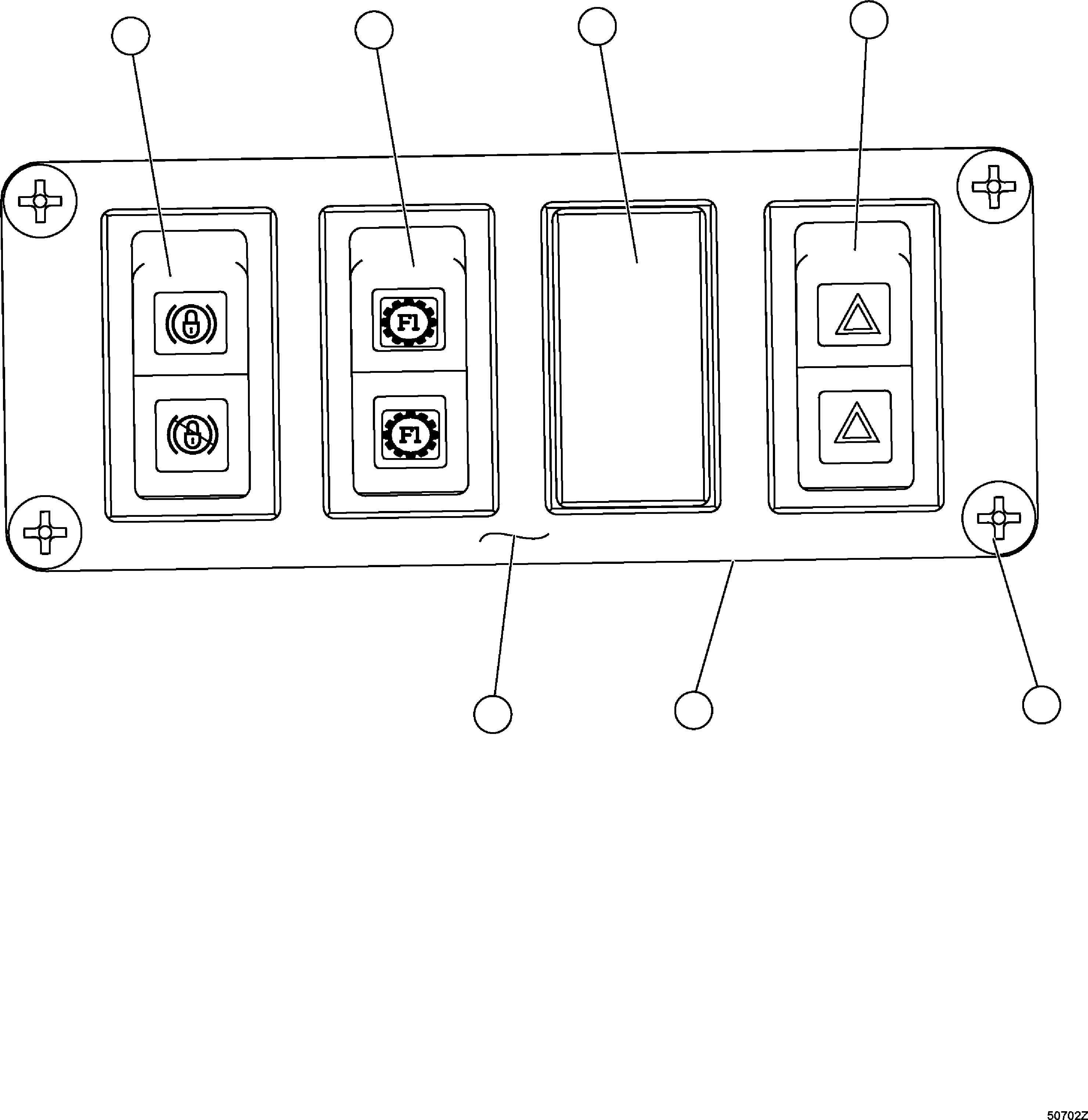 Dump Trucks Komatsu / HD1500-7 S/N 80001-80137(HD1500-C) / UPPER RH DASH MODULE(#80001-)(210280 : G0269)