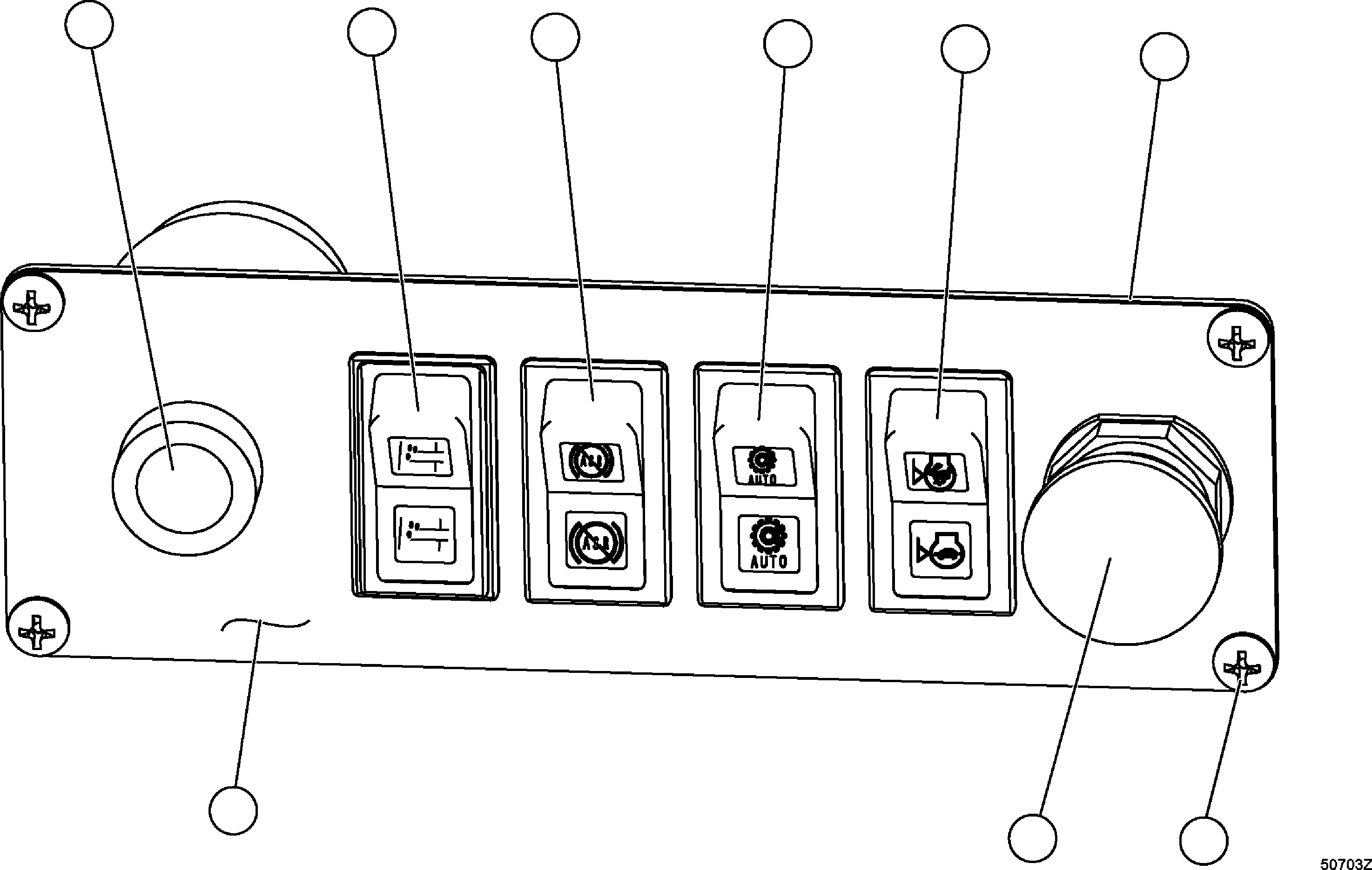Dump Trucks Komatsu / HD1500-7 S/N 80001-80137(HD1500-C) / LOWER RH DASH MODULE(#80001-)(210290 : G0271)