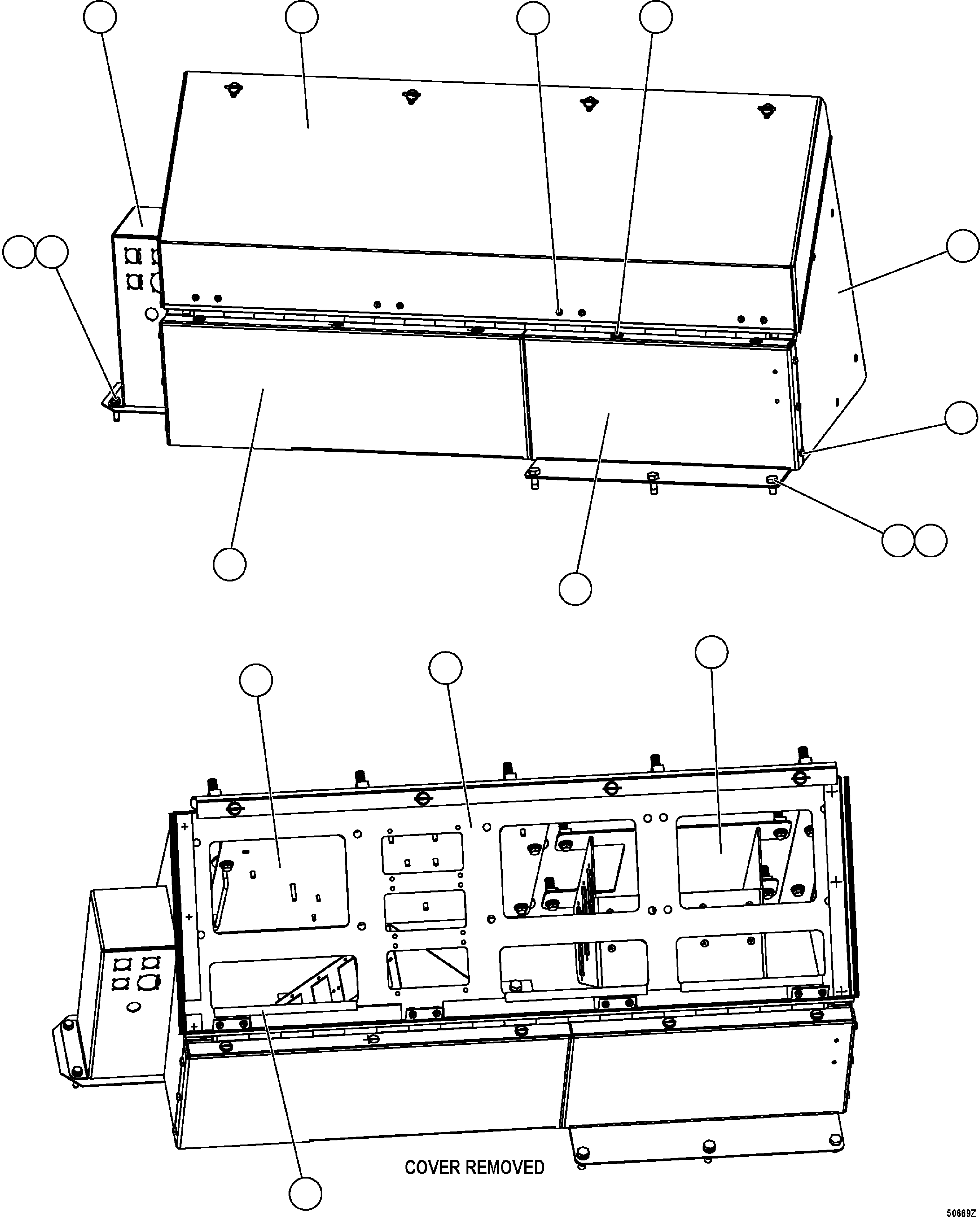 Dump Trucks Komatsu / HD1500-7 S/N 80001-80137(HD1500-C) / REAR ELECTRICAL COMPARTMENT (1/2)(#80001-)(210420 : G0297)