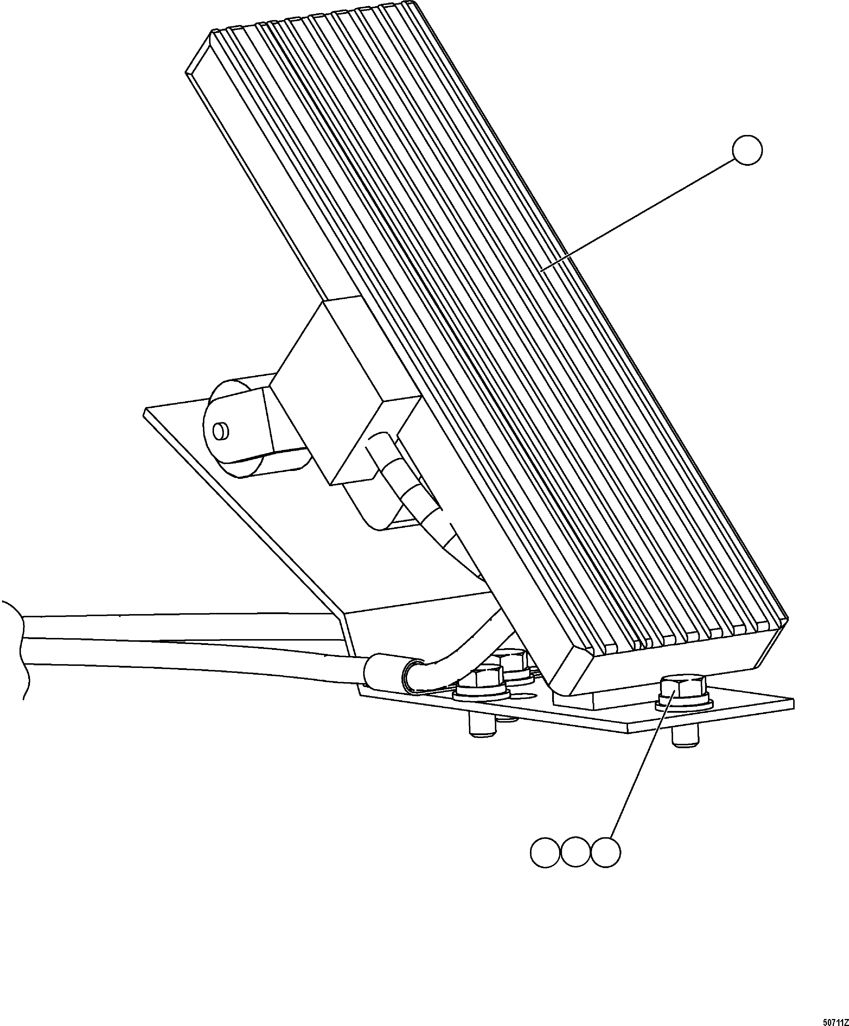 Dump Trucks Komatsu / HD1500-7 S/N 80001-80137(HD1500-C) / TREADLE PEDAL INSTALLATION(#80001-)(210440 : G0301)