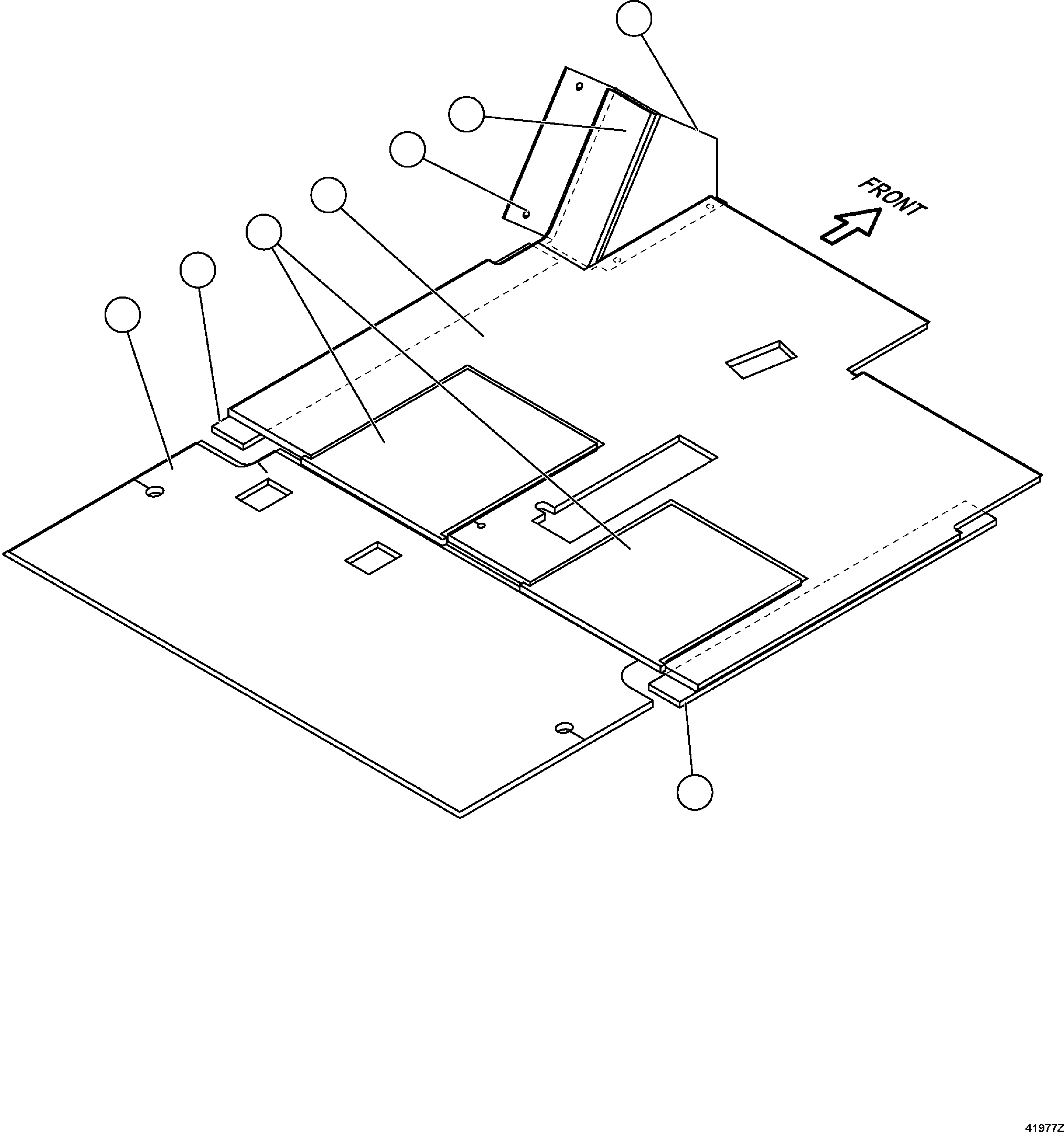 Dump Trucks Komatsu / HD1500-7 S/N 80001-80137(HD1500-C) / FOOTREST AND FLOOR MATS(#80001-)(210610 : G0337)