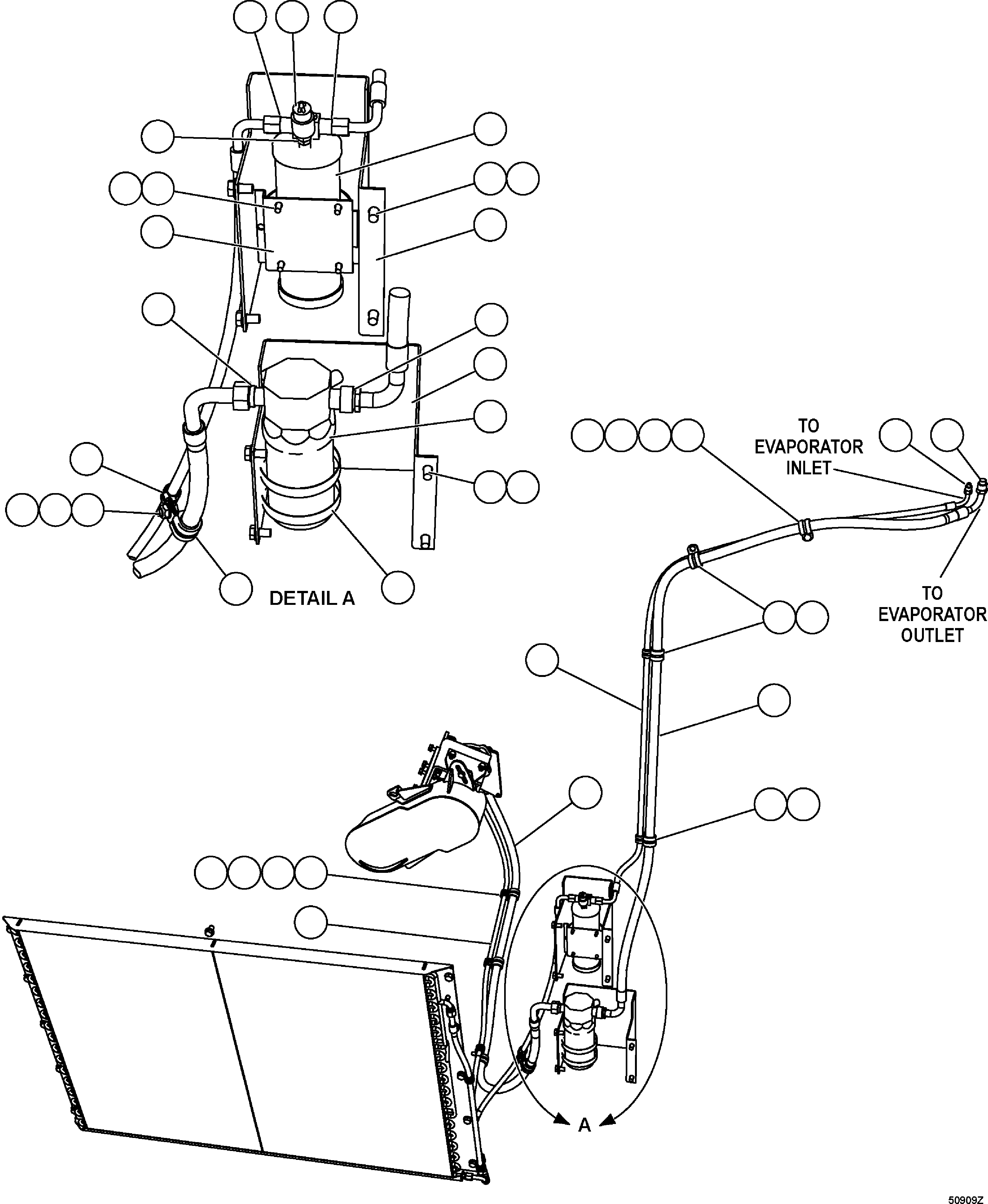 Dump Trucks Komatsu / HD1500-7 S/N 80001-80137(HD1500-C) / AIR CONDITIONING - RECEIVER DRYER AND ACCUMULATOR(#80001-)(210660 : G0347)
