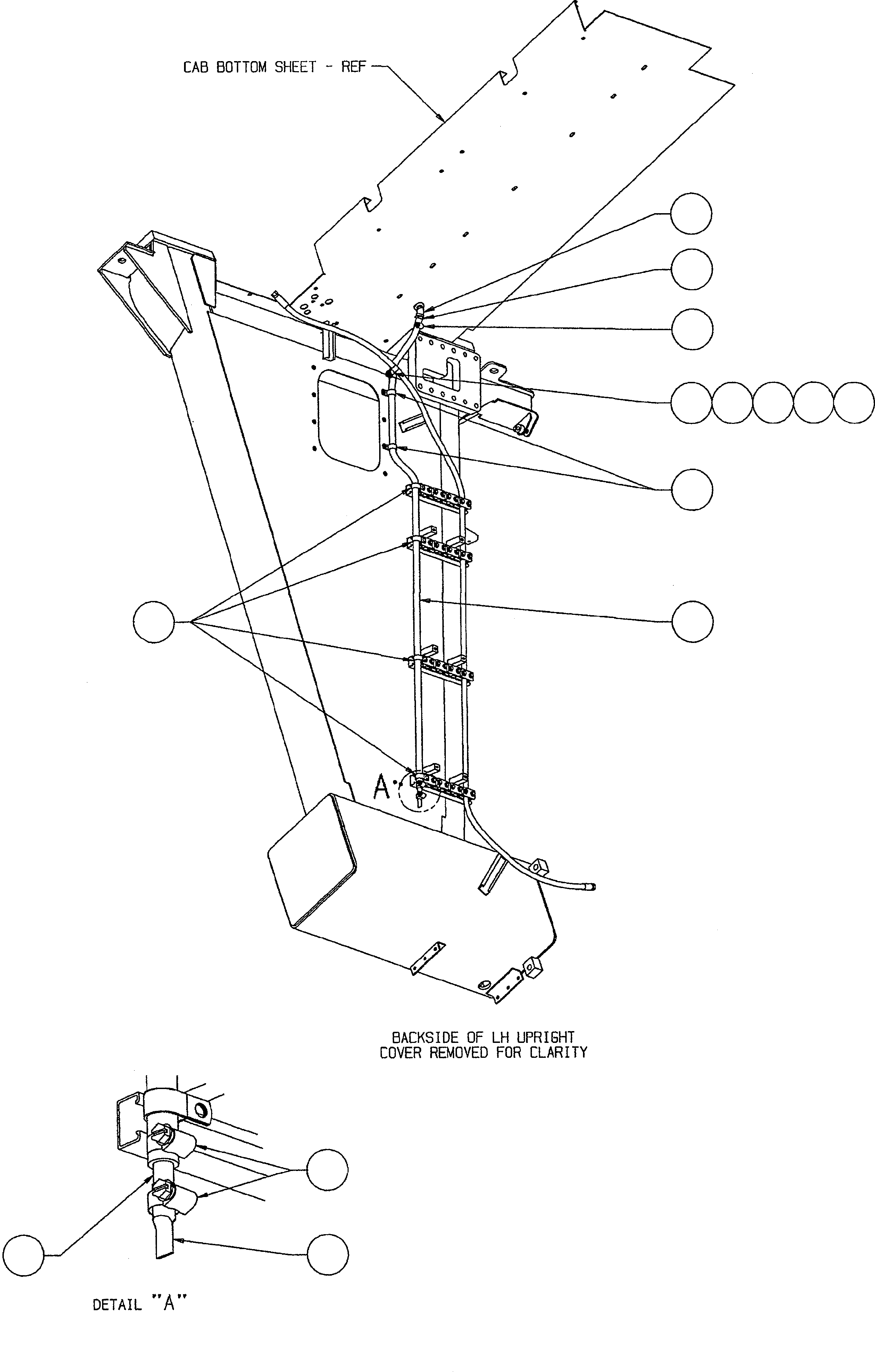 Dump Trucks Komatsu / HD1500-7 S/N 80001-80137(HD1500-C) / HEATER/AC DRAIN HOSE INSTALLATION(#80027-)(210790 : G0373A)