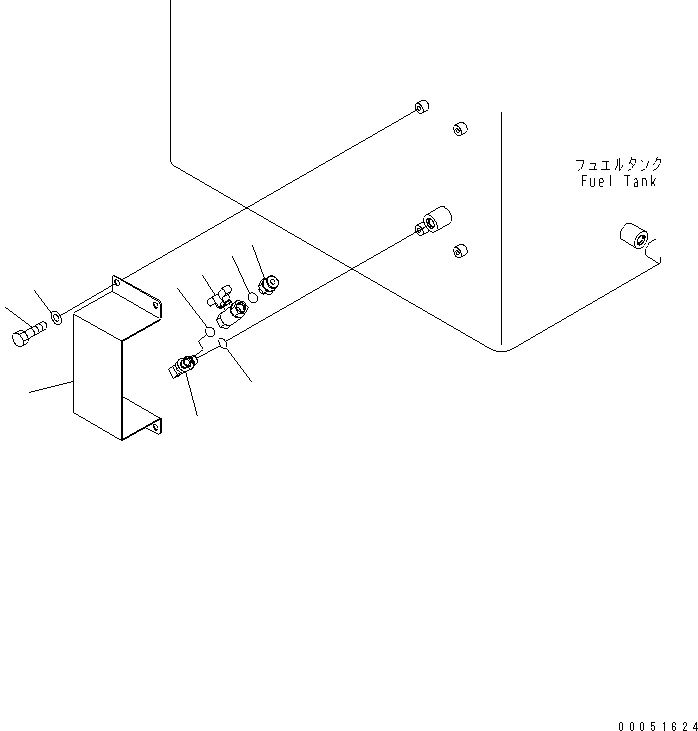 Dump Trucks Komatsu / HD785-7 S/N A10001-UP(HD785-AE) / FUEL TANK (SUCTION VALVE)(090030 : D0100-03B0)