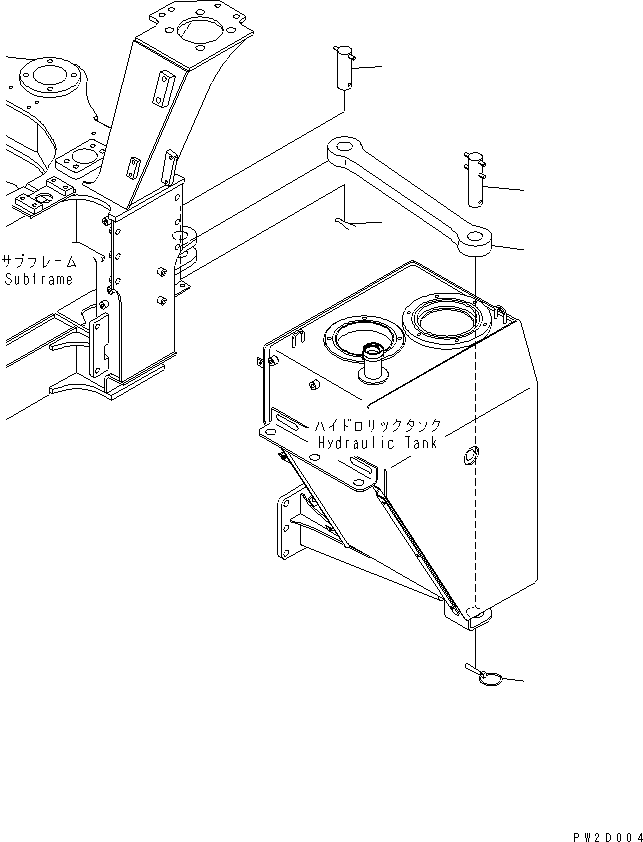 Komatsu parts book diagram for HM300-1L S/N A10001-UP: SHIPPING LOCK