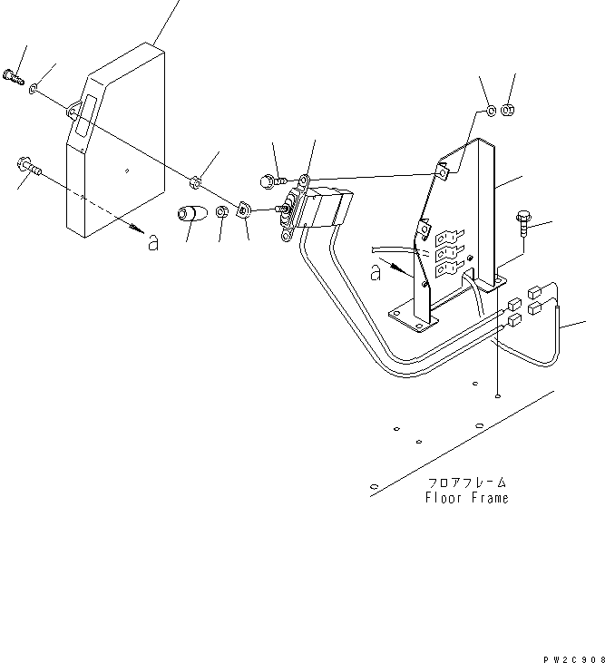 Komatsu parts book diagram for HM350-1L S/N A10001-UP: DUMP CONTROL