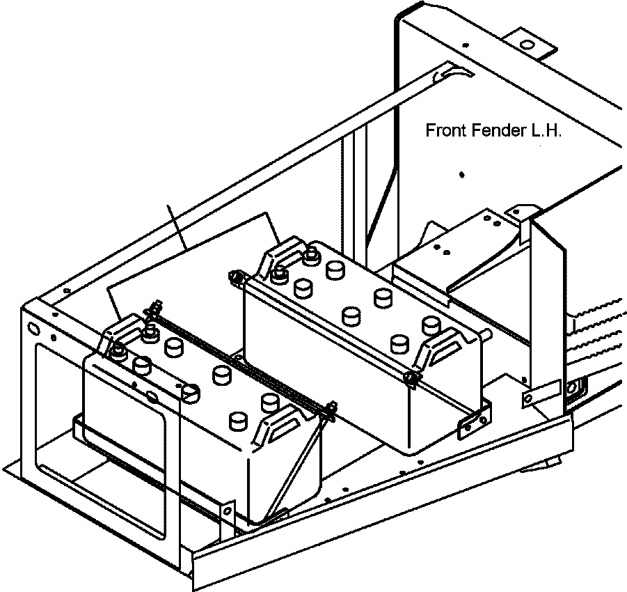 Dump Trucks Komatsu / HM350-1L S/N A10001-UP(HM3501L) / FIG. E0100-01A1 BATTERY(E-002 : E0100-01A1)
