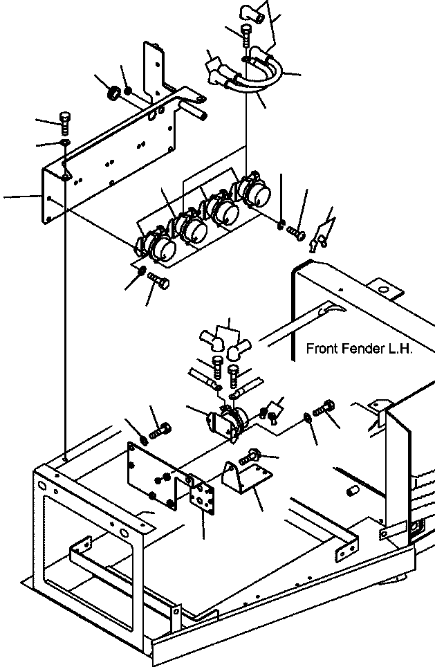 Dump Trucks Komatsu / HM350-1L S/N A10001-UP(HM3501L) / FIG. E0100-04A0 BATTERY - RELAY SWITCH(E-008 : E0100-04A0)