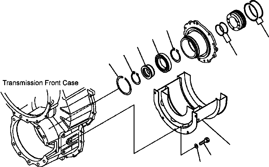 Dump Trucks Komatsu / HM350-1L S/N A10001-UP(HM3501L) / FIG. F3300-57A0A TRANSMISSION - OUTPUT (2/2)(F-020 : F3300-57A0A)