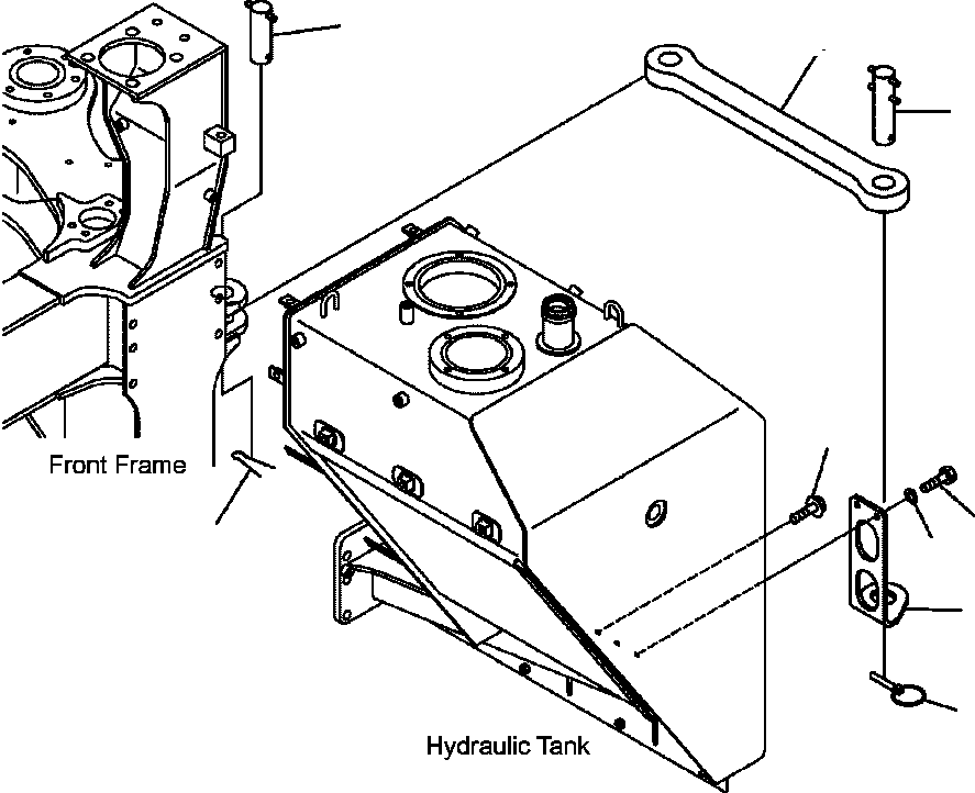 Dump Trucks Komatsu / HM350-1L S/N A10001-UP(HM3501L) / FIG. J3250-01A0 SHIPPING LOCK(J-018 : J3250-01A0)