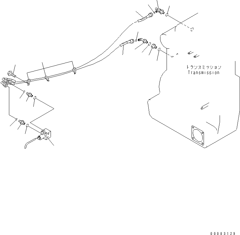 Komatsu parts book diagram for HM400-1L S/N A10001-UP: EXHAUST BRAKE (2/2)