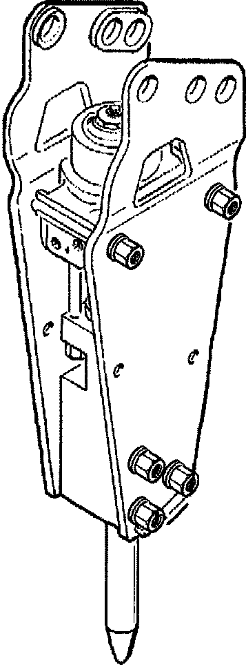 Hydraulic Brakers Komatsu / JPB100 HYDRAULIC BREAKER S/N ALL(JPB100)