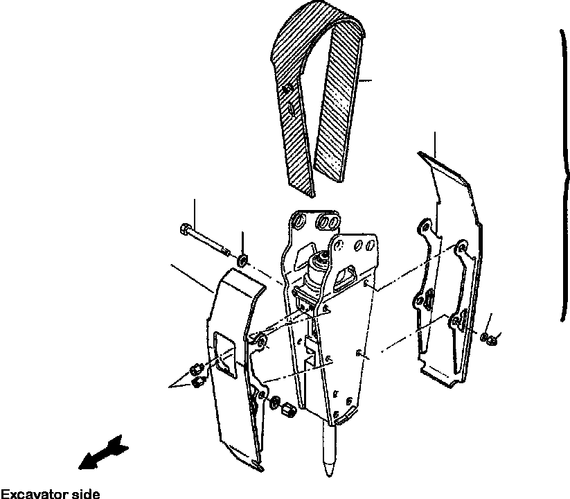 Hydraulic Brakers Komatsu / JPB100 HYDRAULIC BREAKER S/N ALL(JPB100) / STANDARD SOUND PROOFING KIT(010 : 010)