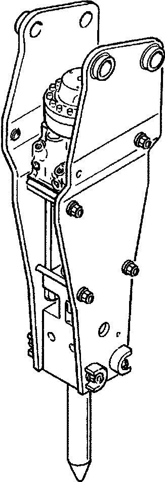 Hydraulic Brakers Komatsu / JPB200 HYDRAULIC BREAKER S/N ALL(JPB200)