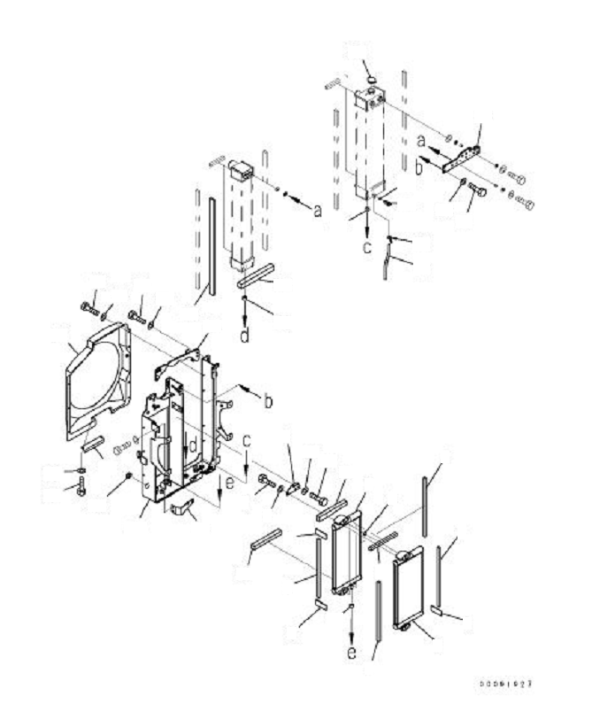 Excavators Komatsu / PC60-8 S/N DJA20001-up(KC_EB007) / COOLING (OIL COOLER)(|C00008 : |C00008)
