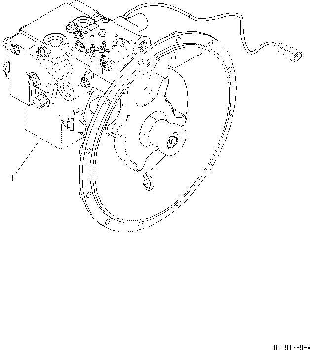 Excavators Komatsu / PC60-8 S/N DJA20001-up(KC_EB007) / MAIN PUMP (BLADE SPEC.)(|H00041 : |H00041)