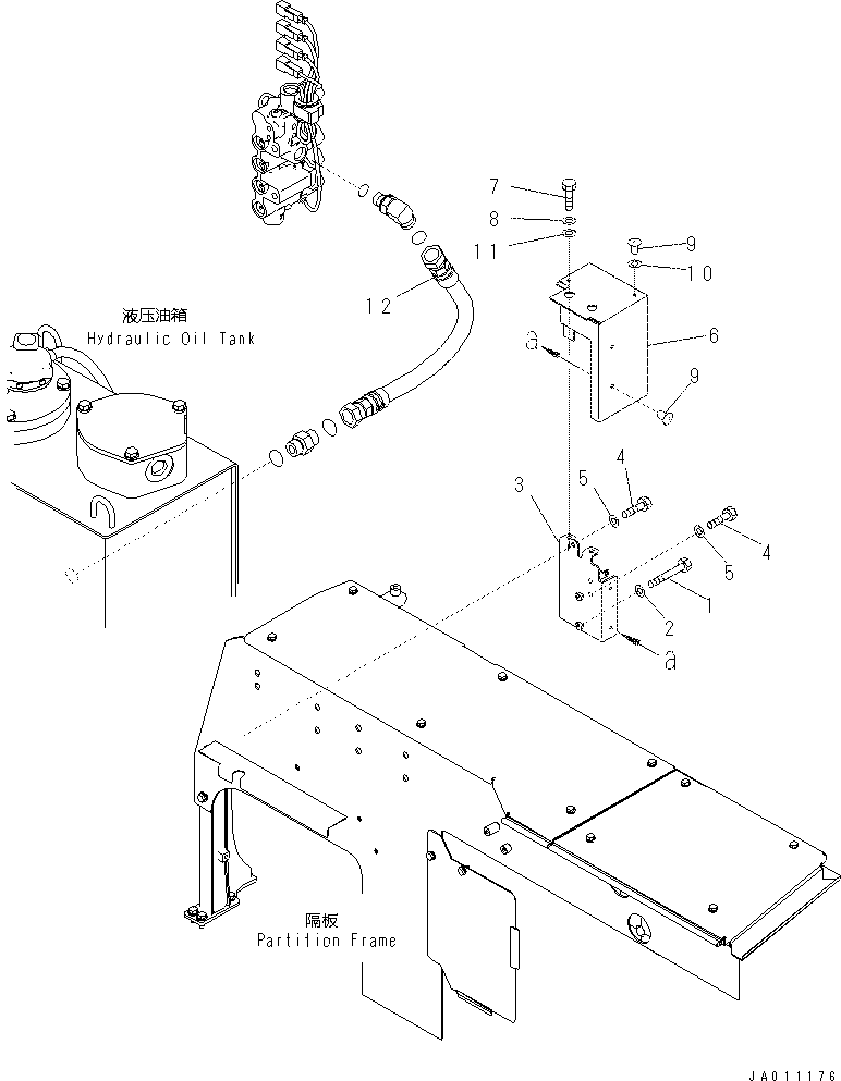 Excavators Komatsu / PC60-8 S/N DJA20001-up(KC_EB007) / SOLENOID VALVE PIPING (SOLENOID VALVE MOUNTING)(|H00065 : |H00065)