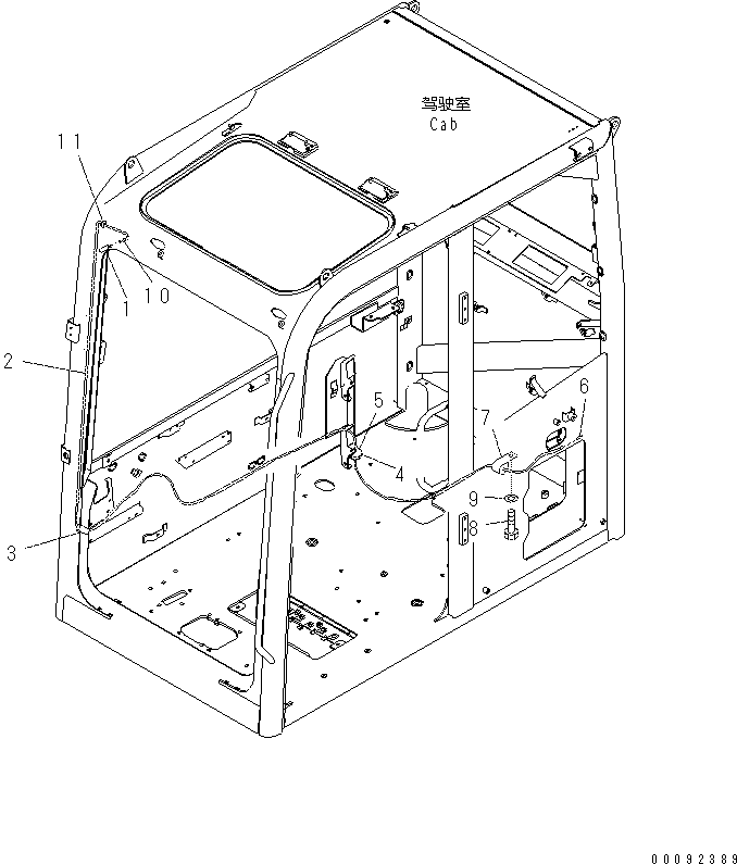 Excavators Komatsu / PC60-8 S/N DJA20001-up(KC_EB007) / OPERATOR