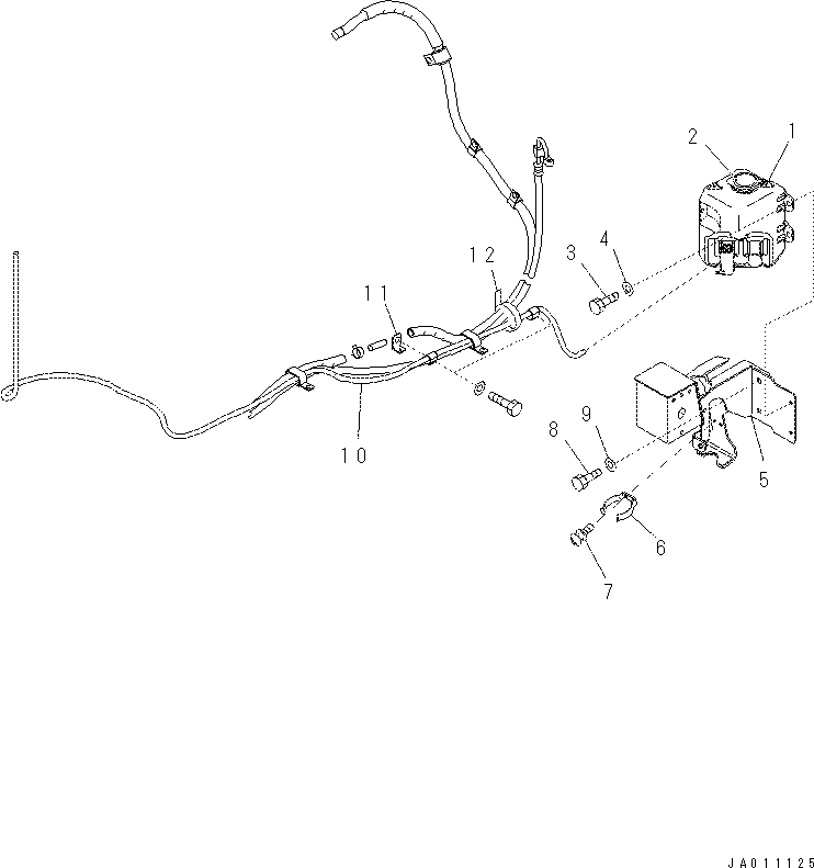 Excavators Komatsu / PC60-8 S/N DJA20001-up(KC_EB007) / WINDOW WASHER(|K00127 : |K00127)