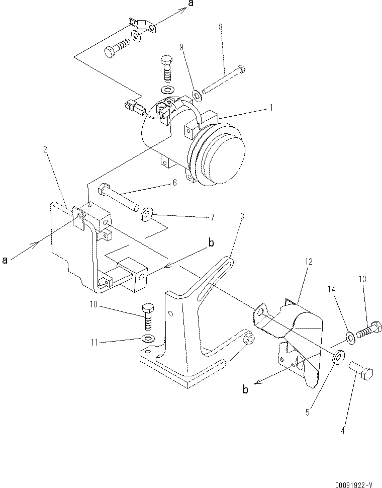 Excavators Komatsu / PC60-8 S/N DJA20001-up(KC_EB007) / AIR CONDITIONER (AIR CONDITIONER PIPING,  1/3)(|K00128 : |K00128)
