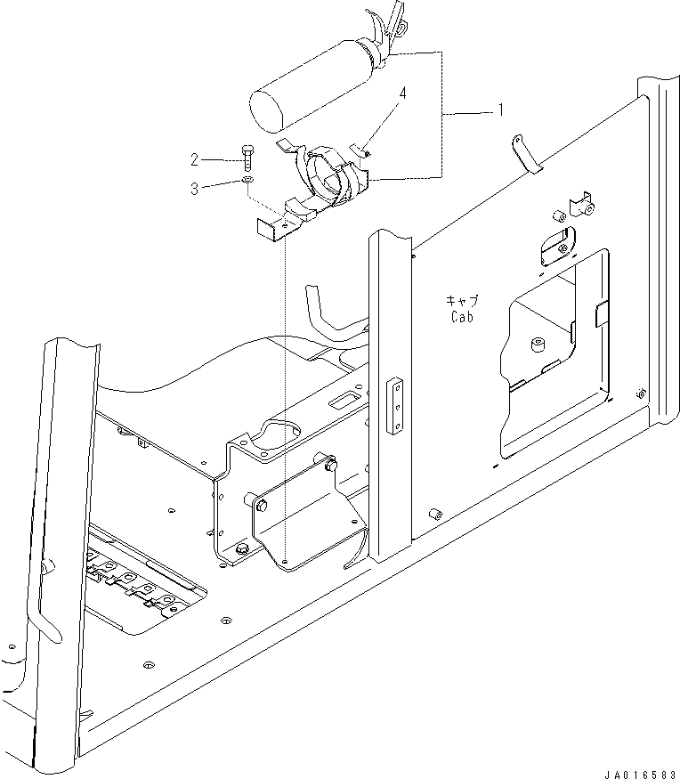 Excavators Komatsu / PC60-8 S/N DJA20001-up(KC_EB007) / EXTINGUISHER(|K00132 : |K00132)