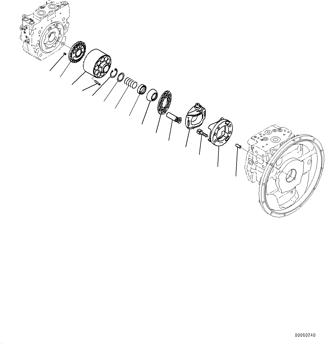 Excavators Komatsu / PC110-8M0 S/N DJD10001-up(KC_EB009) / ENGINE RELATED PARTS (MAIN PUMP) (5/9)(|B00008 : |B00008)