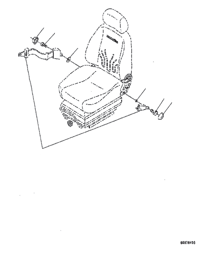 Excavators Komatsu / PC130-8M0 S/N DJE10001-up(KC_EB010) / SEAT BELT(|K00189 : |K00189)